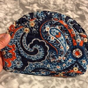 Vera BRADLEY Marrakesh beads ruffled makeup bag small